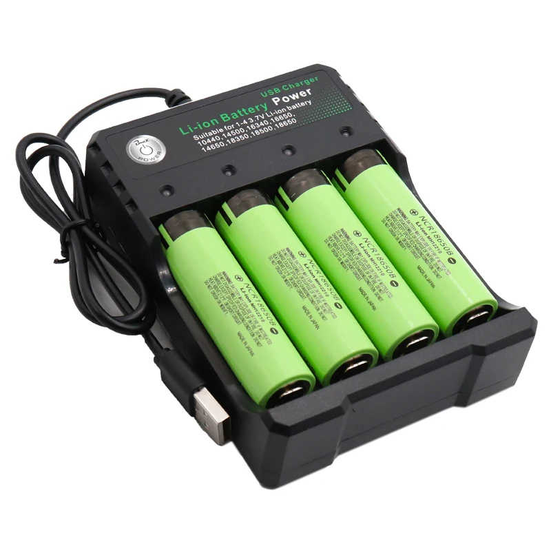 18650 литиевая батарея 3400mAh 3 7 V для Panasonic NCR 18650B игрушка-фонарик перезаряжаемая и USB