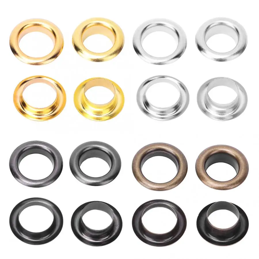 100 комплектов 8 мм комплект для втулки металлические люверсы заклепки латунные