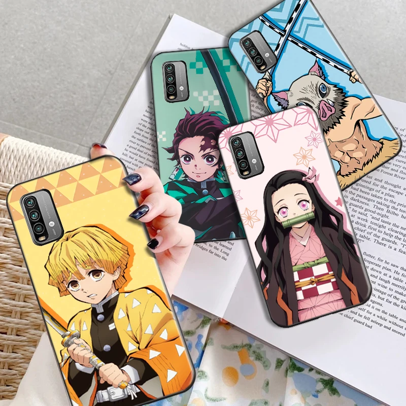 

Demon Slayer Phone Case For Xiaomi Redmi Note 9 9 Pro 9T 9S 9 Pro 5G 9 Pro MAX Yaiba Back Cover Soft TPU Funda Coque Cases