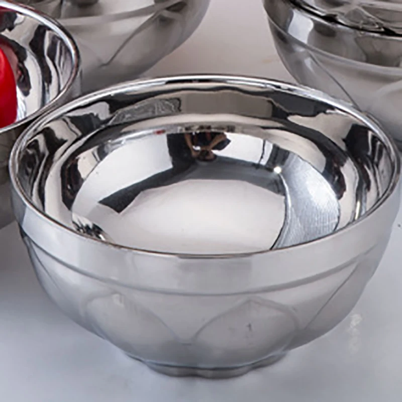 1 шт. Новая двухслойная чаша Классическая Антикоррозийная нержавеющая сталь