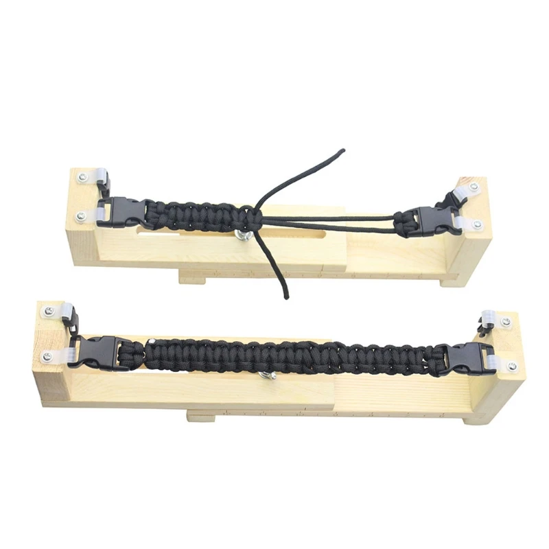 

1 Set Bracelet Weaver DIY Rope Knot Wristband Maker Parachute Cord Braided Weaving Tool Bracelet Knitting Kit