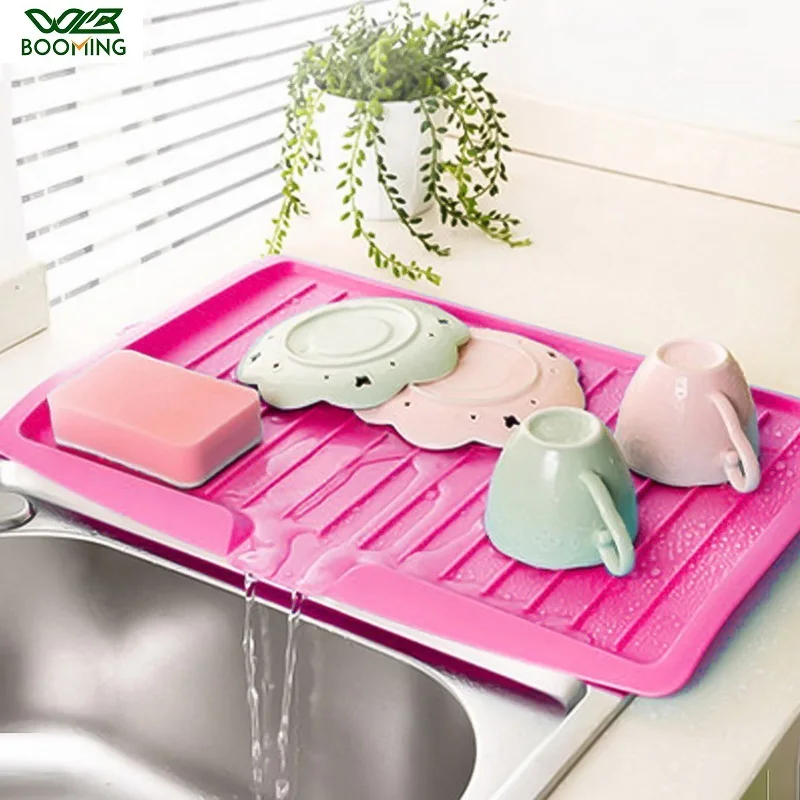 WBBOOMING дренажная стойка Кухня Пластик блюдо лоток-сушилка большой сушилка над