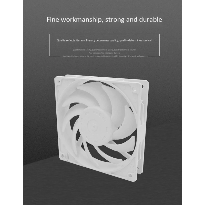 

PWM 4Pin 12cm 120mm Cooler Cooling Fan Temperature Control Silent Fan DC 12V 4Pin 0.5A Computer PC Bearing Cooling Fan