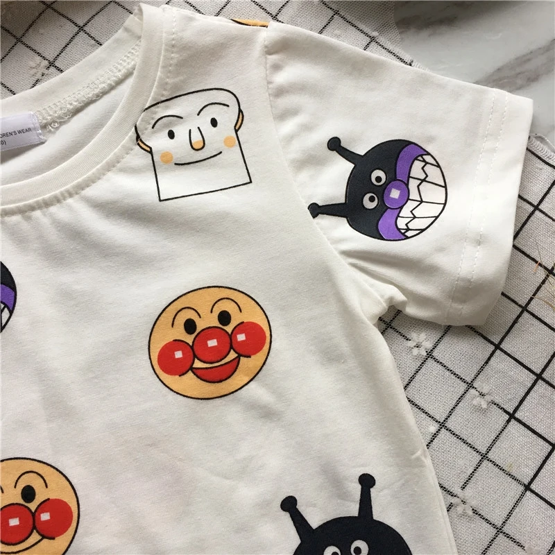 Летняя новинка хлопковая Футболка Tonytaobaby для маленьких мальчиков и девочек