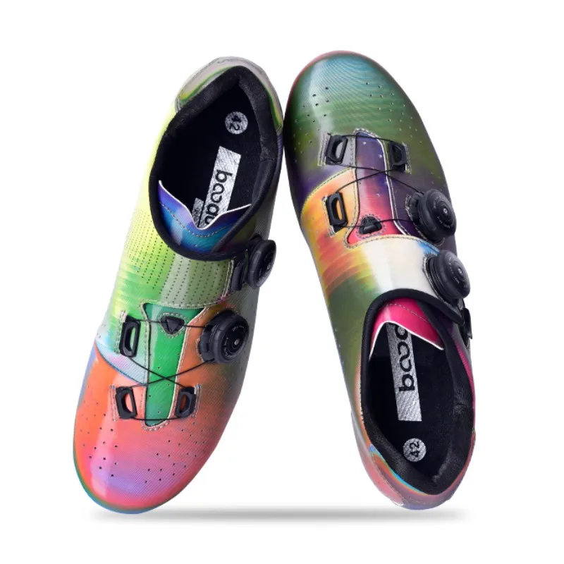 

BOODUN New unisex road bike shoes for outdoor riding professional bike riding shoes dazzling color ultra light and breathable