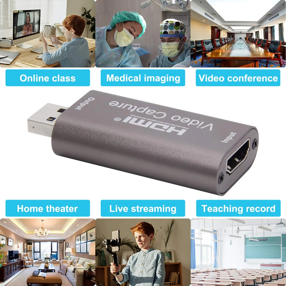 Карта захвата аудио-и видеосъемки USB 4K 1080P HDMI к 3 0 запись DSLR видеокамере