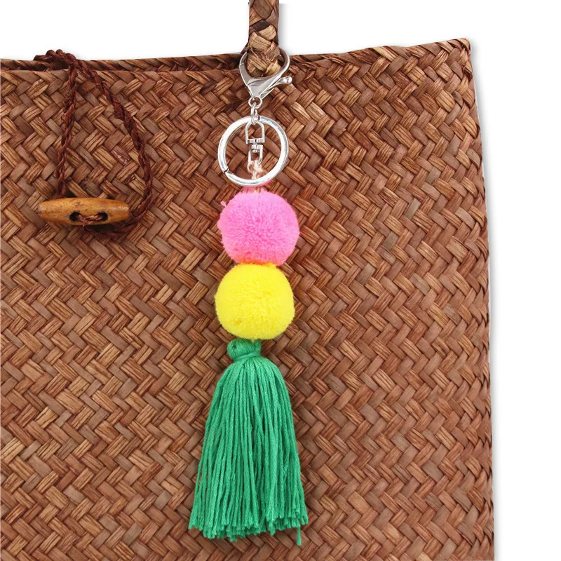 Женский дизайнерский кошелек с бахромой неоновые розовые Мятные бретельки 1 шт.