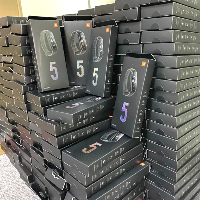 Фитнес-браслет Xiaomi Mi Band 5 смарт-браслет с сенсорным AMOLED экраном 4 цвета 125 мАч |
