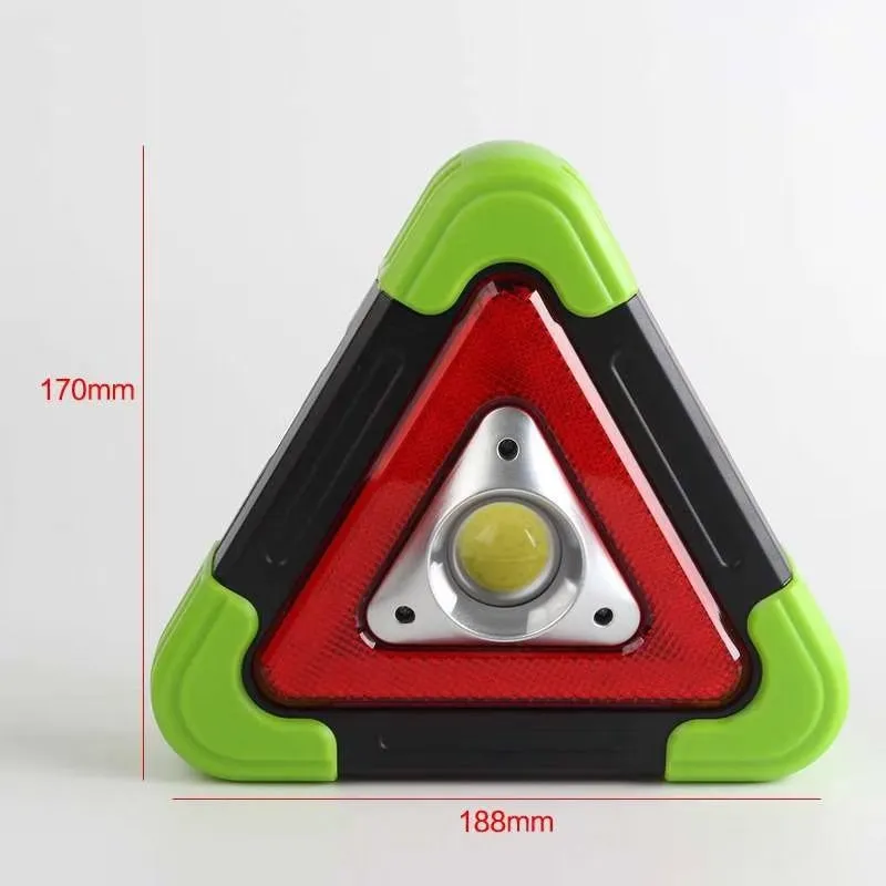 

Solar Portable Flood Light Led Multi-Function Charging Glare Triangle Warning Emergency Lamp Traffic Safety Sign Car Security
