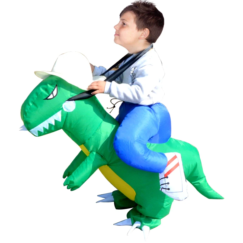 Костюм динозавра Косплей вентилятор управляемый T-Rex надувная одежда в виде