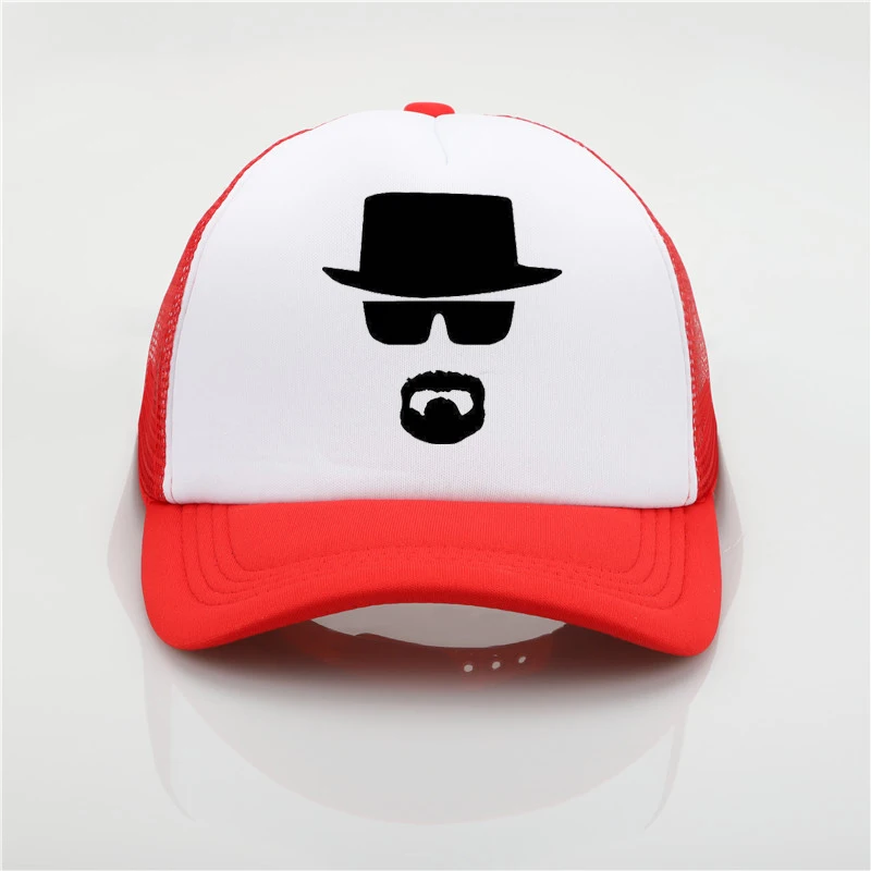 Модная шапка с сеткой Heisenberg с принтом бейсбольная кепка для мужчин wo мужская летняя трендовая Кепка новая молодежная Джокер Солнцезащитная шляпа пляжный козырек шляпа