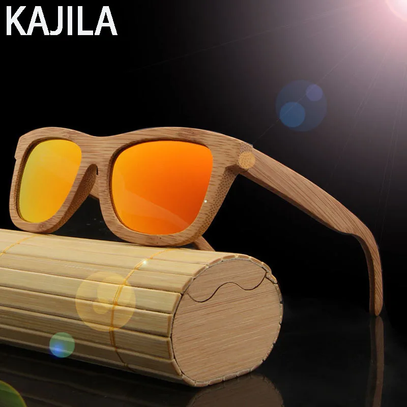 Бамбуковые и деревянные поляризационные мужские солнцезащитные очки женские