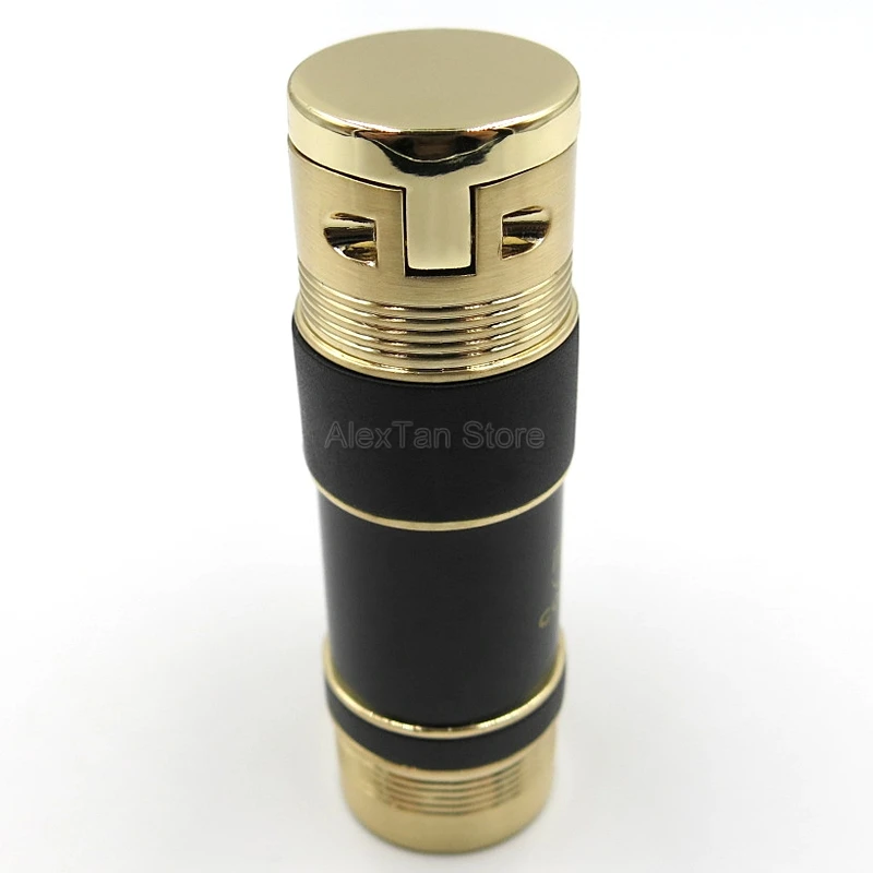 COHIBA 50th юбилей карманные металлические ветрозащитные зажигалки 3 синий фонарь огонь пламя сигарета зажигалка с клапаном фонарь Adjuste