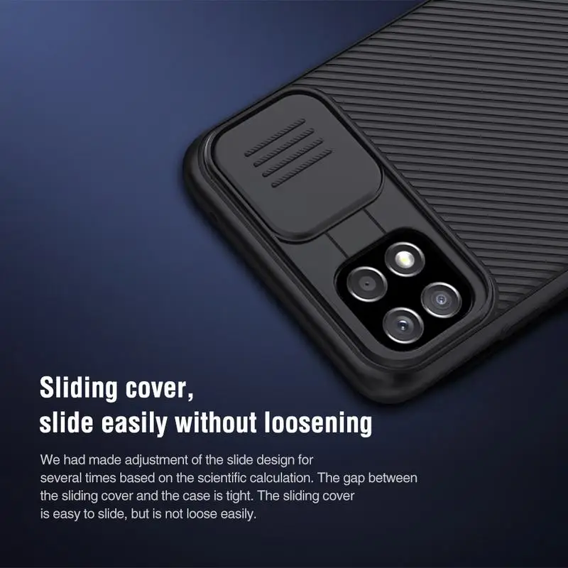 case for samsung galaxy a22 nillkin matte protective shell lens full coverage slide phone back cover for samsung a 22 5g coque free global shipping