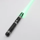 Тяжелый дуэлирующий плавный поворотный световой меч TXQSABER, Металлическая рукоятка, яркий, громкий, 12 цветов, меняющий цвет, лазерный меч с бластерной