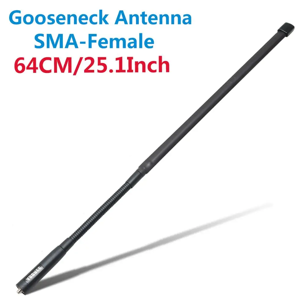 ABBREE AR-152G Gooseneck SMA-Female 144/430 МГц Складная тактическая антенна для рации Baofeng UV-5R UV-82 888S радиоприемник