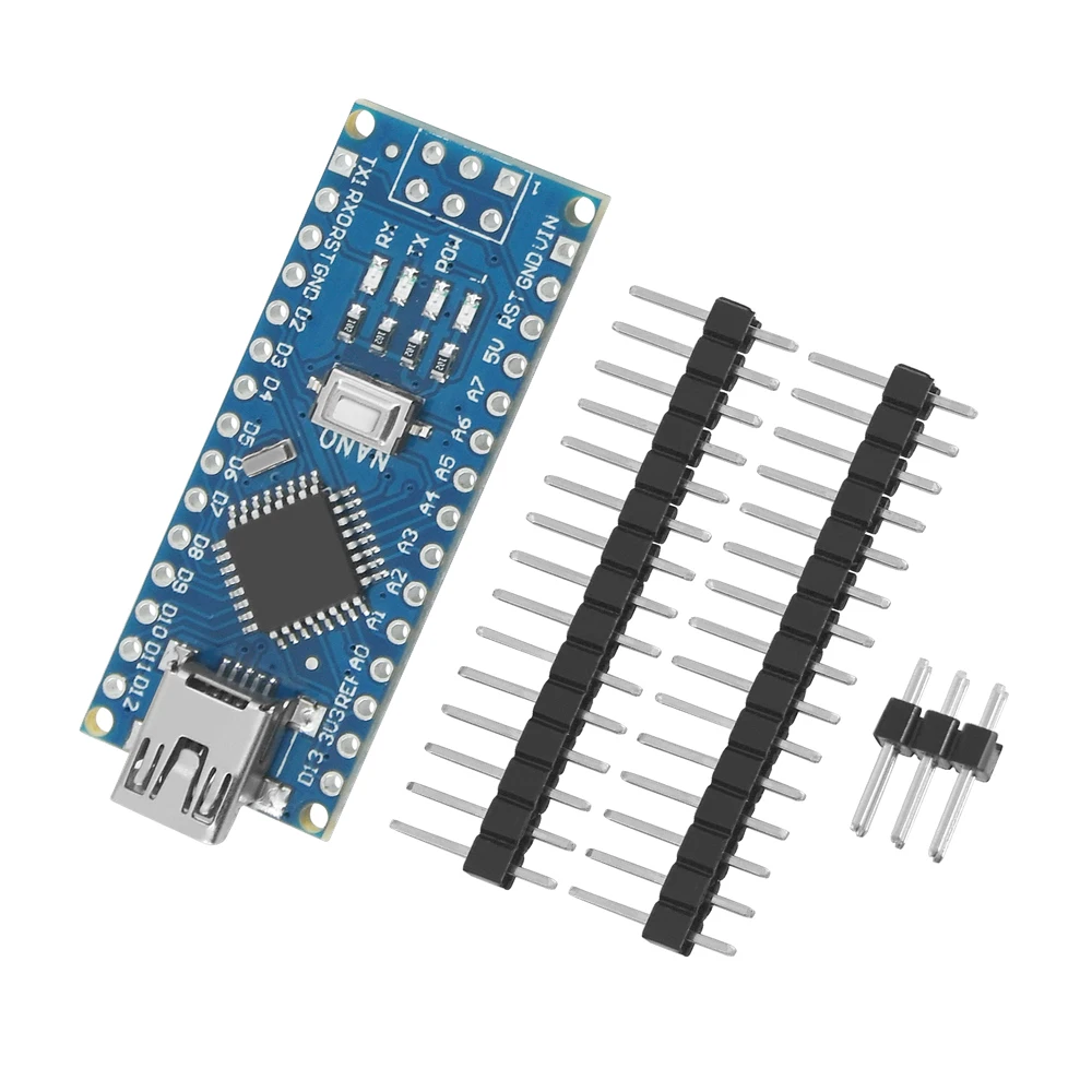 5 шт. для arduino Nano ATMEGA328P Mini USB с Загрузчиком совместимый контроллер 3 0 Для CH340 драйвер