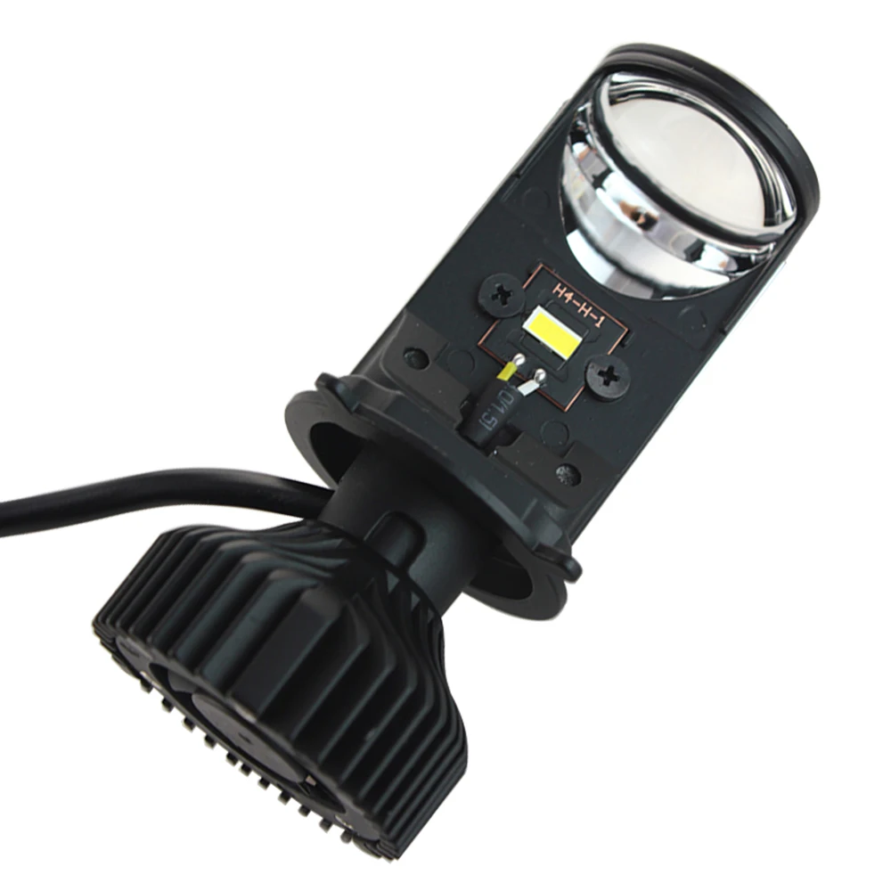 2шт 66 Вт мини H4 LED объектив проектора авто лампа 6000 К белый цвет Простая установка