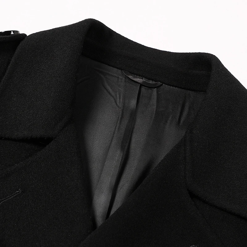 BATMO 2019 Новое поступление зимнее высококачественное шерстяное двубортное пальто