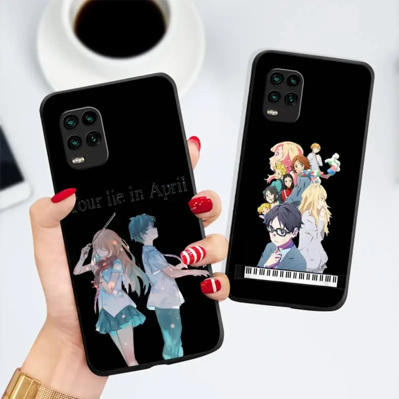 

your lie in april Phone Case For Xiaomi Mi 10T 11 pro Redmi Note 7 8 9 10 pro 8T 9T 9S 9A 10