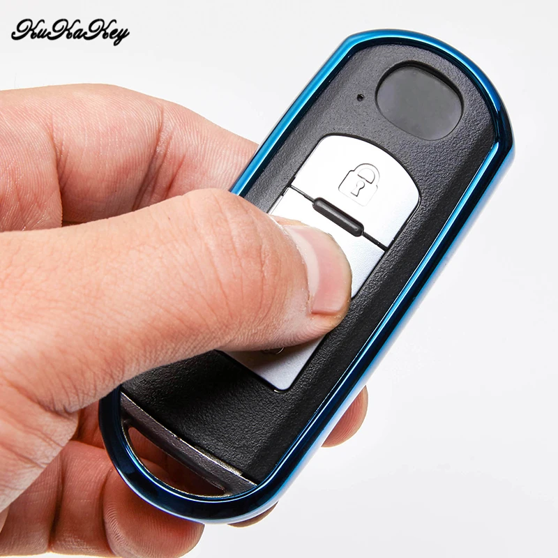 KUKAKEY ТПУ ключ чехол КРЫШКА ДЛЯ Mazda CX 9 7 5 Atenza для детей возрастом 2 3 6 RX 8 Axela MX5 CX9 CX7 CX5