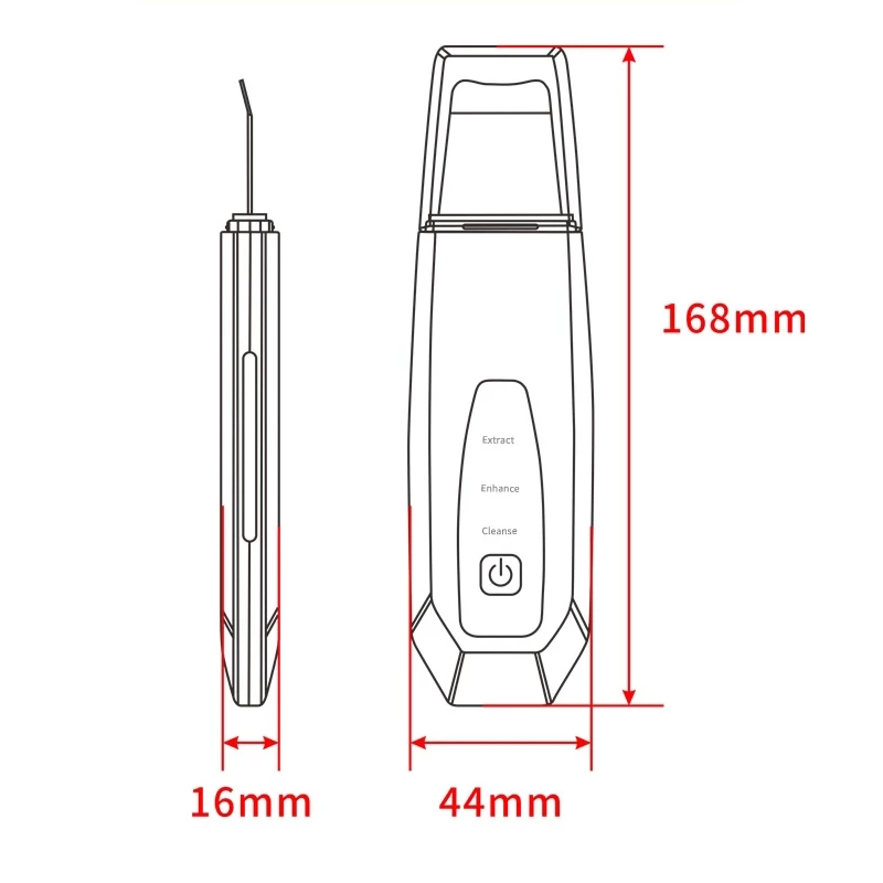 

Ultrasonic Skin Scrubber Face Pore Lift Machine Facial Deep Cleansing Peeling Shovel Machine Beauty Personal Care Skin Scrubber