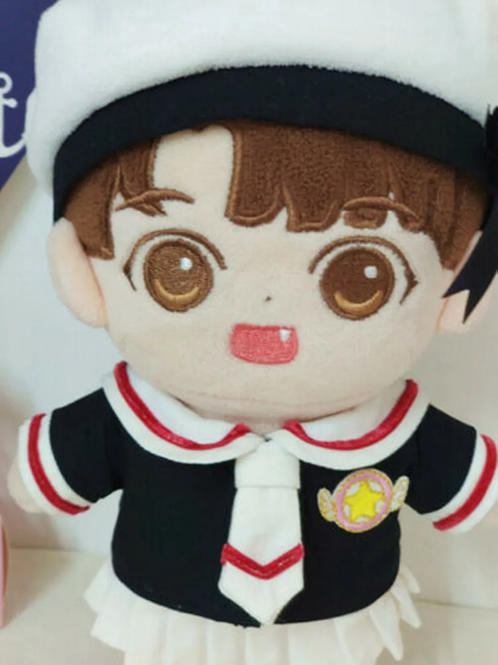 

Карточка Captor SAKURA SYAORAN EXO NCT плюшевая 20 см Кукла Одежда моряка Косплей