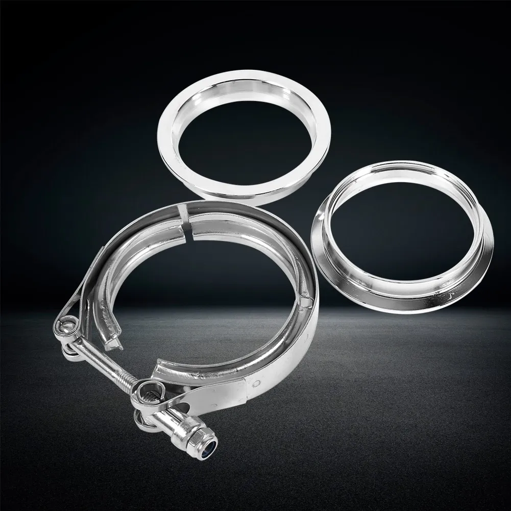 3-дюймовые автомобильные алюминиевые фланцевые V-образные выхлопные хомуты V-Band |