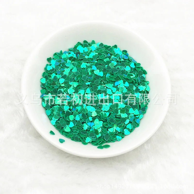 Блестки для ногтей в форме сердца 3 мм|Блестки| |