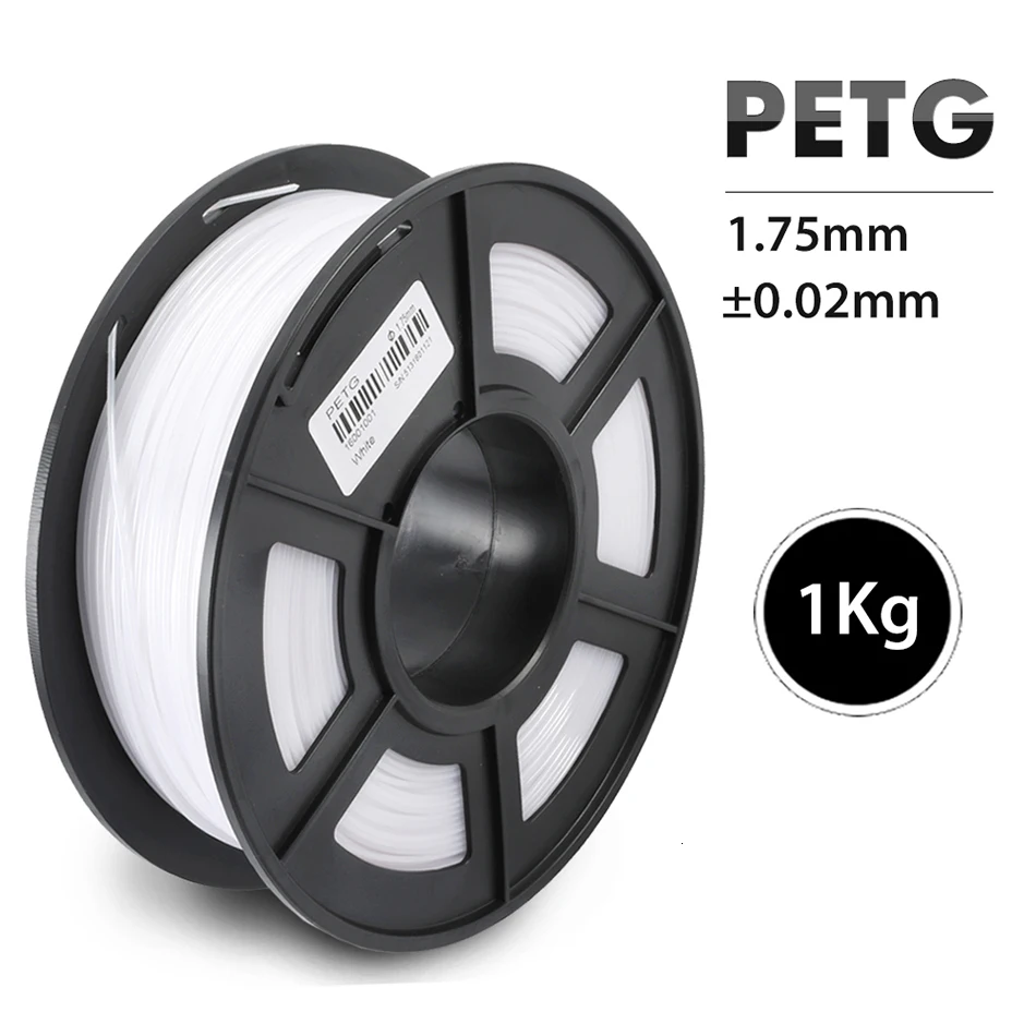 PETG 3D-принтеры нити 1,75 мм Dooling подарок Материал Лидер продаж Черный Цвет PETG 3d нити расходных материалов 1 кг/2.2LBS