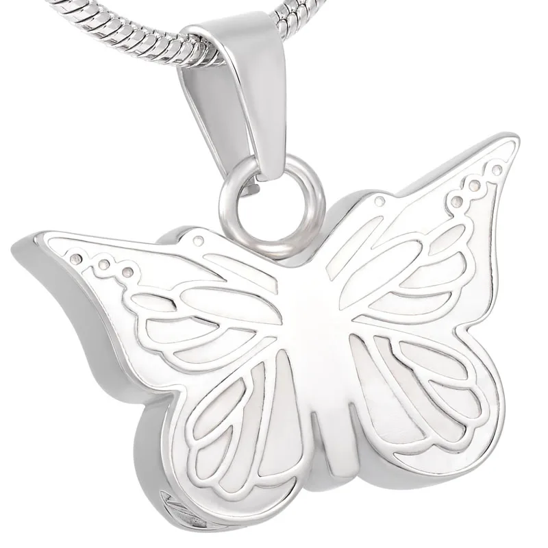 

SJFE993 Pet Cremation Jewelry 306L Stainless Steel Necklace - Funeral Urn Locekt Hold Loved Animal's Ashes Keepsake
