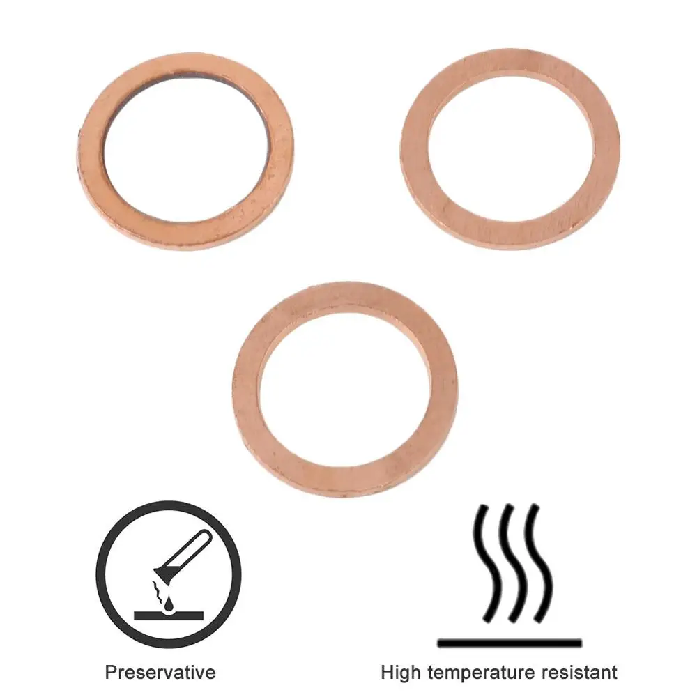 Набор медных уплотнительных лент 10X14X1MM 20 шт./упак.|copper washer|washer gasketcopper washer kit |