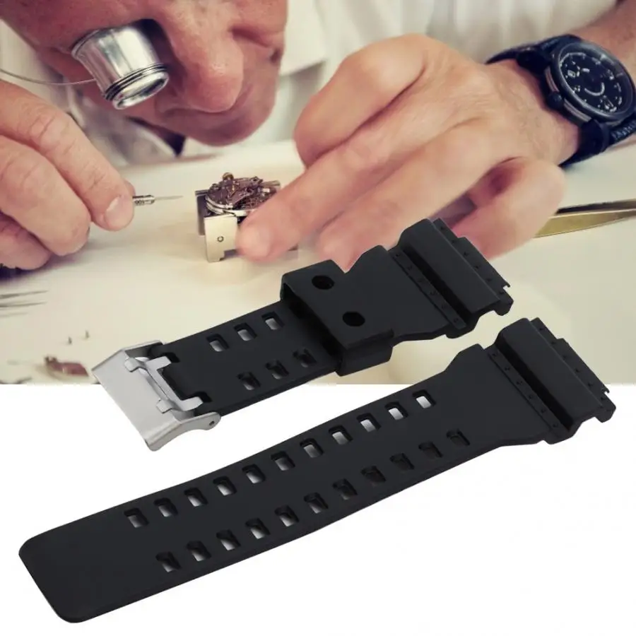 Силиконовый ремешок для часов на замену браслет с часами чехол подходит