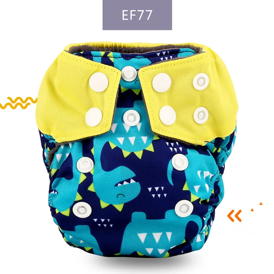 EF77-newborn diaper Elinfant пеленки для новорожденных, моющиеся, экологиэкологичные, ткань - Color: EF77-newborn diaper