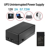 12v 2a 57 72w ups uninterrupted backup power supply mini battery for camera router electrical products standby power supply