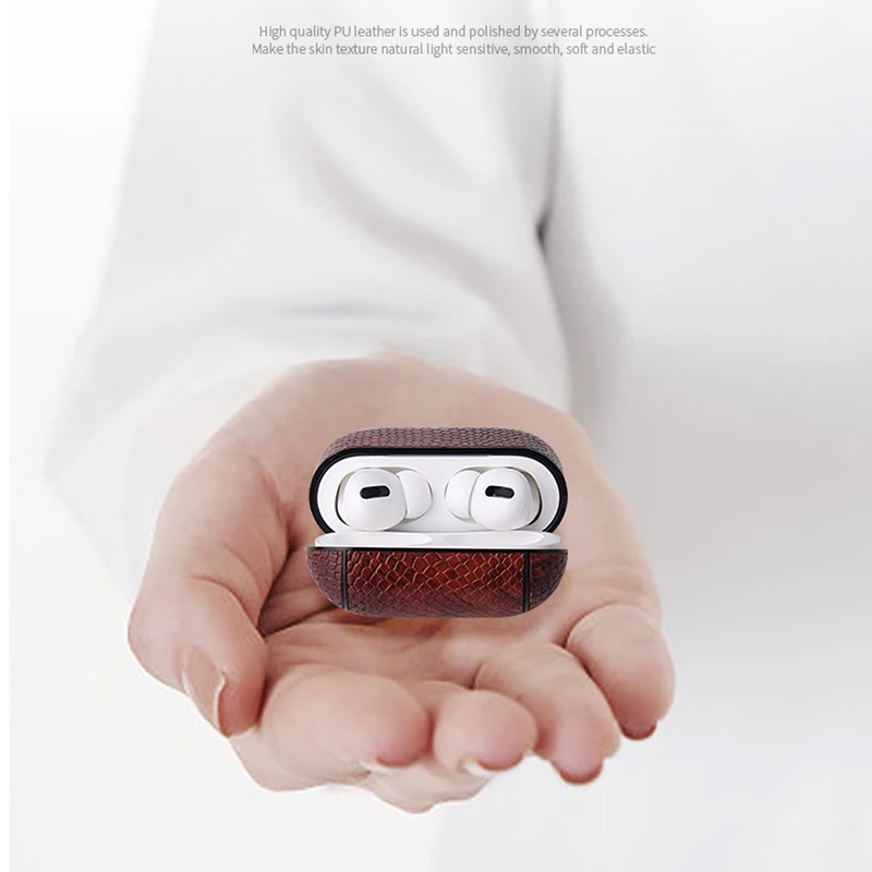 Отличный кожаный чехол для Airpods Pro 3 2 1 противоударный чехол для Air pods 3 Pro защитный чехол для Apple Airpods Pro correa