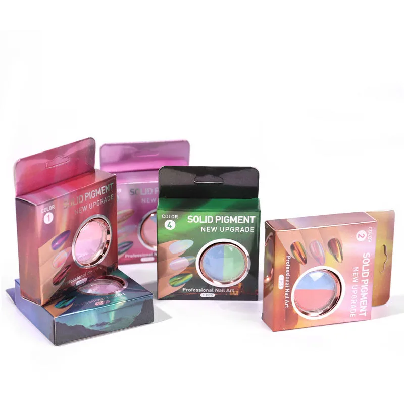 1 г/кор. Прозрачные голографические блёстки для ногтей зеркальные неоновые