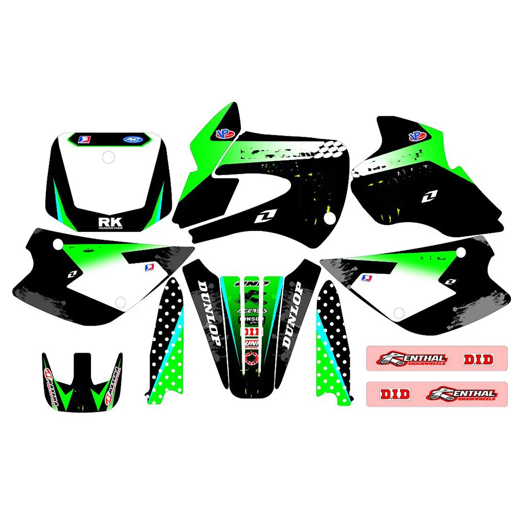 Наклейки для Kawasaki 80 KX Team Motocross 3M графические фоны наклейки KX80 1994 1995 1996 1997 1998 1999