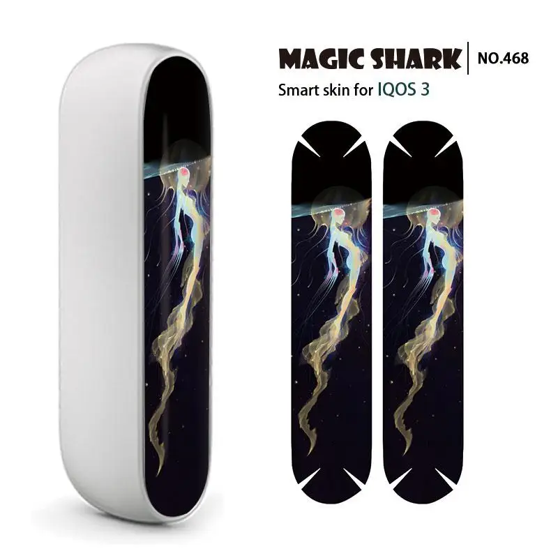 Magic Shark Dreamy My World Медузы Марио чехол Стикер Обертывание кожи для IQOS 3 IQOS3 0 462-477 |