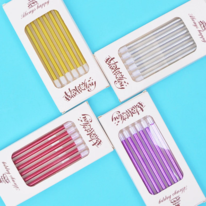 6 шт. оригинальная парафиновая открытка на день рождения позолоченный десерт