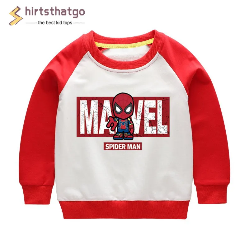 Забавные толстовки с человеком-пауком для мальчиков и девочек детская