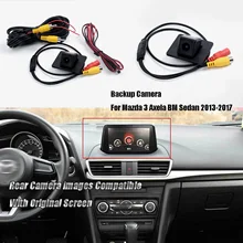 Обратная парковка для Mazda 3 Axela BM Sedan 2013- 12 В CCD ночное видение Водонепроницаемая Автомобильная камера заднего вида автомобильные аксессуары