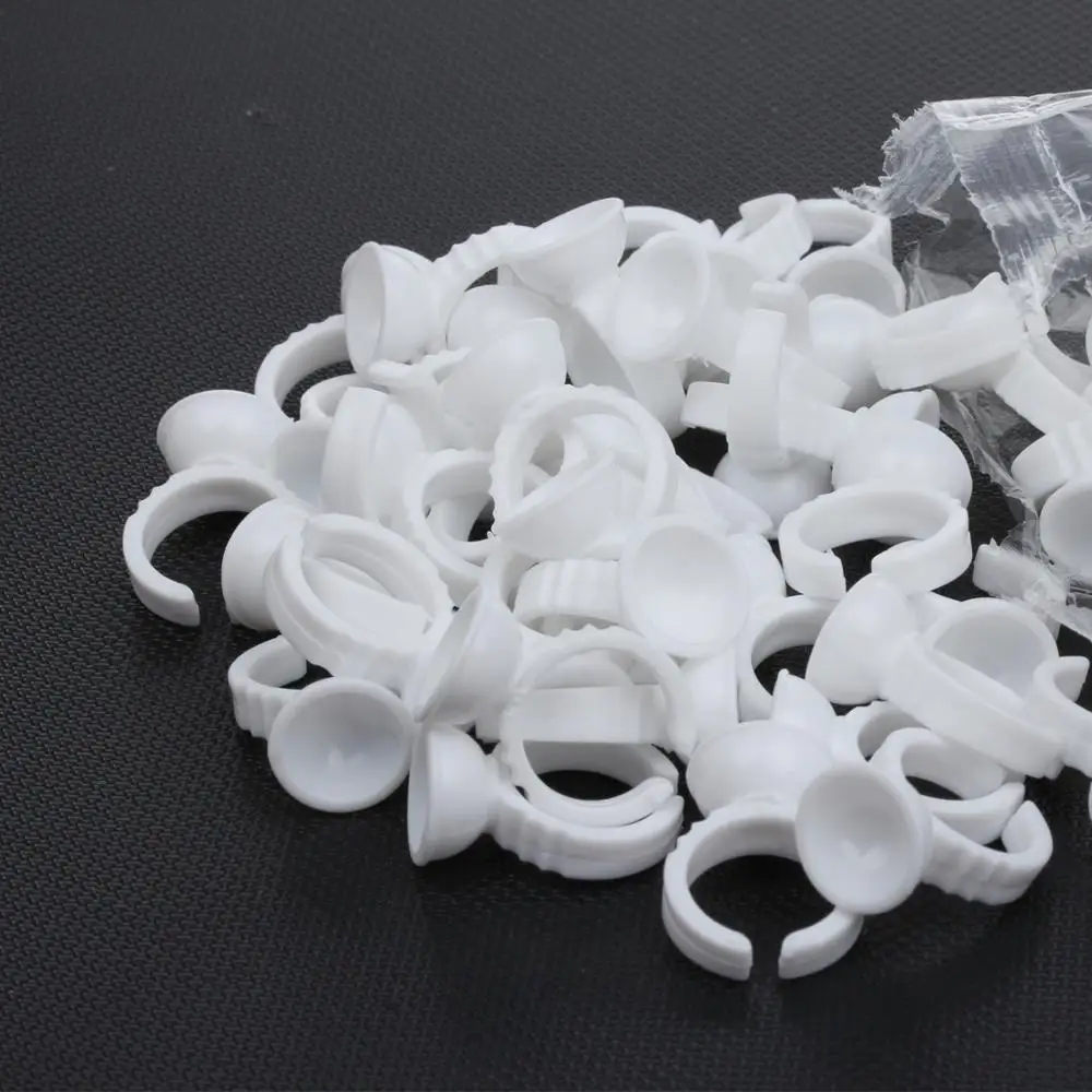 Одноразовые Инструменты для наращивания ресниц клеевые кольца оптовая продажа