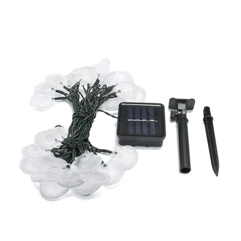 

Solar light shell light 8 function fence light outdoor waterproof garden courtyard park path corridor lawn decorative lighting