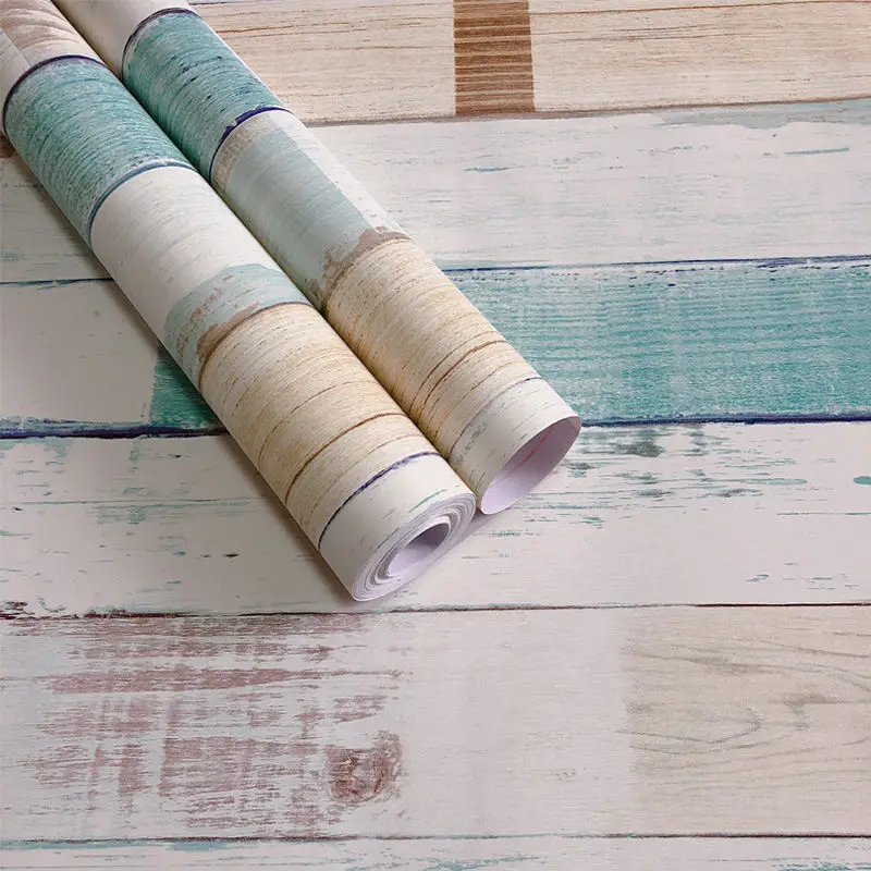 

5M/10M Wood Grain Self-Adhesive Diy Wallpaper Vinyl Wallpapers Bedroom Decor Furniture Waterproof Renovation Home Decor Stickers