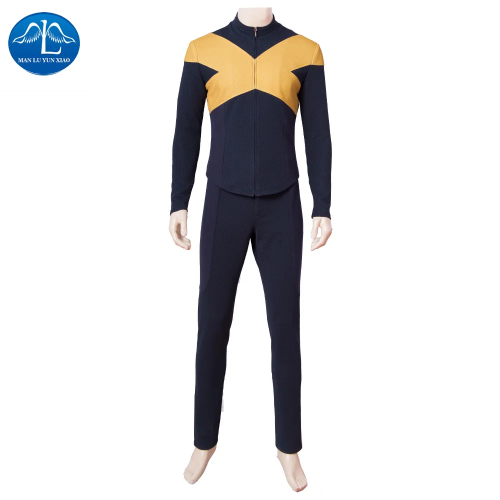 X Мужской Темный Феникс Косплей циклопс ночной гусеничный костюм Магнето одежда