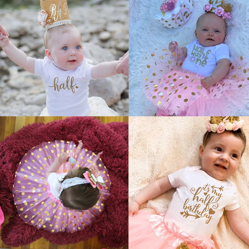 Или надписью It's My Half Birthday вечерние платья от Carter's детский костюмчик + нарядное