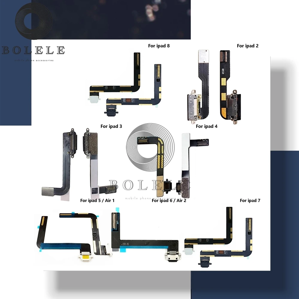 Шлейф для зарядного порта гибкий кабель подключения док-станции с USB-разъемом