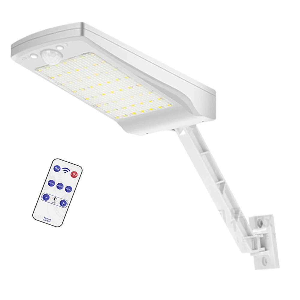 

Уличный водонепроницаемый Светодиодный прожектор на солнечной батарее, уличный светильник с датчиком движения для сада, настенного точечн...