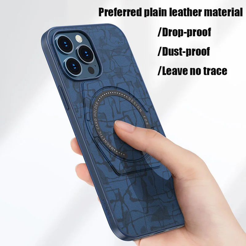 Tanie Do Iphone12/13 Series Wielofunkcyjne Etui Na Telefon Magnetyczny Do IPhone12/13 Pro Max Bezprzewodowy Futerał Ochronny